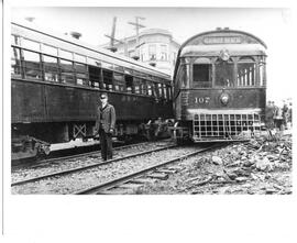 Seattle & Rainier Valley Railway Car 107 in Seattle, Washington, 1910