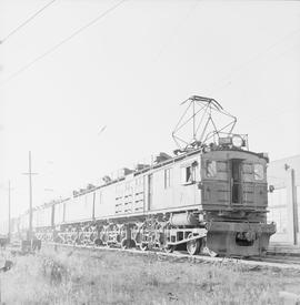 Chicago, Milwaukee, St. Paul & Pacific Railroad Company electric locomotive number E-39 at Ta...