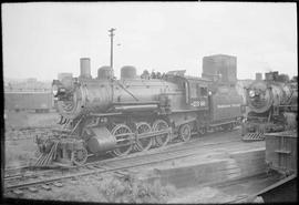 Northern Pacific steam locomotive 2346 at Tacoma, Washington, in 1936.