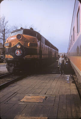 Great Northern Diesel Locomotive 275A, Havre, Montana, undated