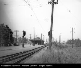 Milwaukee Road depot at Ellensburg, Washington, undated.