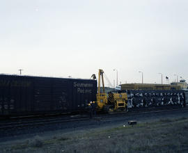 Burlington Northern accident at Pasco, Washington in 1981.