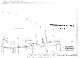Plat Map of Great Northern Facilities at Richmond Beach, Washington, 1947