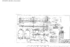 Spokane, Portland and Seattle Railway Engineering Drawing: Shop Plan - Erection Diagram, Turntabl...
