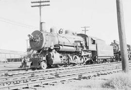 Northern Pacific steam locomotive 1201 at Pasco, Washington, in 1953.