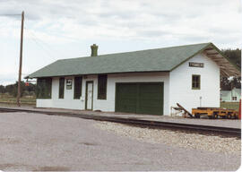 Burlington Northern Depot at Fromberg, Montana, undated