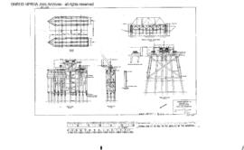 Spokane, Portland and Seattle Railway Engineering Drawing: Piers/Falsework, Bridge E35.3 - Tualat...