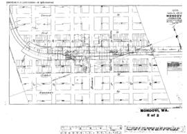 Plat Map of Northern Pacific Facilities at Mondovi, Washington, 1906