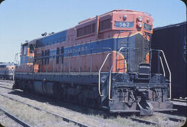 Great Northern Diesel Locomotive 562 at Superior, Wisconsin, 1961