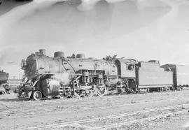 Northern Pacific steam locomotive 1812 at Tacoma, Washington, in 1955.