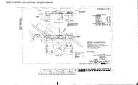 Great Northern Engineering Drawing: General Plan, Bridge 1.1 - State Highway, North of Dean, Wash...