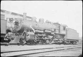 Northern Pacific steam locomotive 2203 at Yakima, Washington, in 1934.