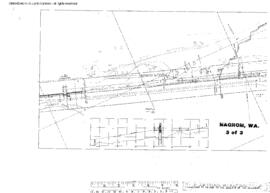 Plat Map of Northern Pacific Facilities at Nagrom, Washington, 1914