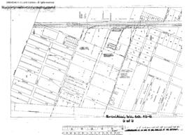 Plat Map of Great Northern Facilities at Spokane, Washington, 1961
