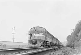 Northern Pacific passenger train number 408 at Tacoma, Washington, in 1965.