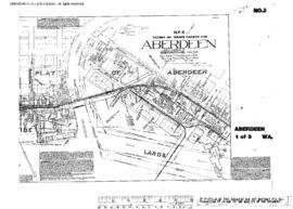 Plat Map of Northern Pacific Facilities at Aberdeen , Washington, 1913