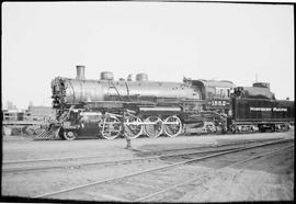 Northern Pacific steam locomotive 1852 at South Tacoma, Washington, in 1935.