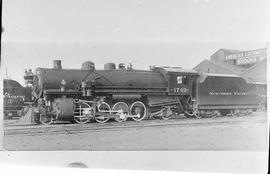 Northern Pacific steam locomotive 1743, in 1913.