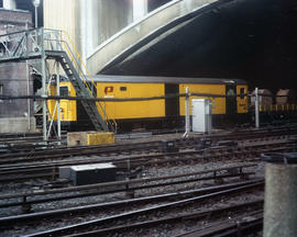 Port Authority of New York and New Jersey Trans-Hudson River (PATH) electric locomotive 1203 at N...