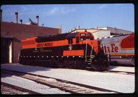 Great Northern Diesel Locomotive 400 at Mc Cook, Illinois, undated