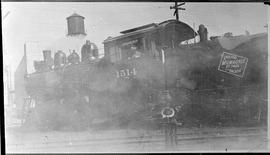 Chicago, Milwaukee, St. Paul & Pacific Railroad Company steam locomotive number 1514, circa 1...