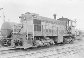 Burlington Northern diesel locomotive 11 at Portland, Oregon in 1970.