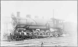 Northern Pacific steam locomotive 1554, circa 1905.