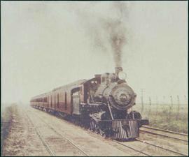 Northern Pacific North Coast Limited at Como Shops, Minnesota, in 1900.