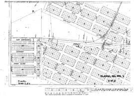 Plat Map of Spokane, Portland, and Seattle Railway Facilities at Flavel, Oregon, 1916