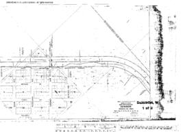 Plat Map of Great Northern Facilities at Denison, Washington, undated