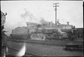 Northern Pacific steam locomotive 1697 at Tacoma, Washington, in 1935.