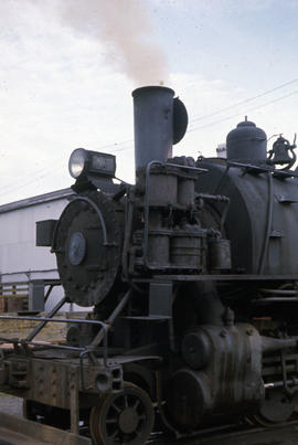 Peninsula Terminal Company steam locomotive 103 at North Portland, Oregon in 1963.