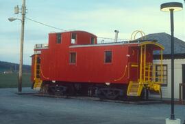 Burlington Northern 10889 at Spokane, Washington in 1978.