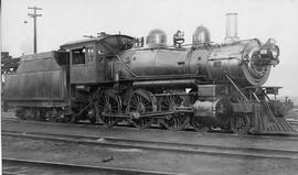 Northern Pacific steam locomotive 214 at Seattle, Washington, circa 1925.