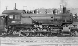 Northern Pacific steam locomotive 1266 at Seattle, Washington, circa 1925.