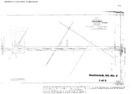 Plat Map of Spokane, Portland, and Seattle Railway Facilities at Reichhold, Oregon, undated