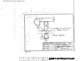 Burlington Northern Engineering Drawing, Al3C Building 20 Foot X 28 Foot  at Pasco, Washington, 1980