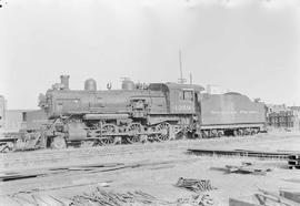 Northern Pacific steam locomotive 1359 at South Tacoma, Washington, in 1955.