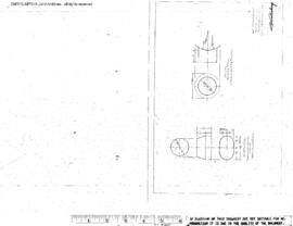 Great Northern Engineering Drawing, Unnamed Structure at Whitefish, Montana, 1968