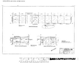 Great Northern Engineering Drawing, Car Shop at Interbay, Washington, 1968