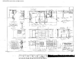 Northern Pacific Engineering Drawing, Motor Car House for Signal Maintainers at Ridgefield, Washi...