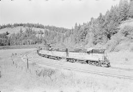 Chicago, Milwaukee, St. Paul & Pacific Railroad Company diesel locomotive number 287 at Mashb...