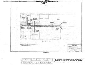 Great Northern Engineering Drawing, Yard Office at Interbay, Washington, 1959