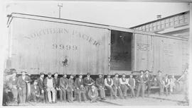 Northern Pacific Railroad Box Car Number 9999 at Renton, Washington, circa 1937.