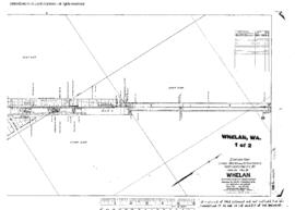 Plat Map of Northern Pacific Facilities at Whelan, Washington, 1919