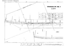 Plat Map of Great Northern Facilities at Cushman, Montana, undated