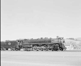 Spokane, Portland & Seattle Railway steam locomotive number 700 at Spring Gulch, Montana in 2...