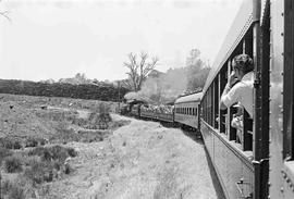 Sierra Railway Tourist Train at Jamestown, California in June, 1974.