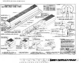 Great Northern Engineering Drawing, Diesel Repair Shop at Havre, Montana, 1967
