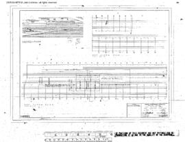 Great Northern Engineering Drawing, Car Repair Shed at Delta, Washington, 1965